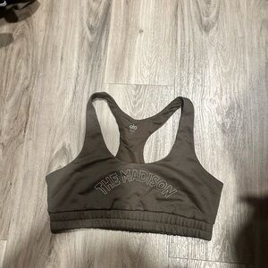 ALO Yoga Women's Olive Sports Bra